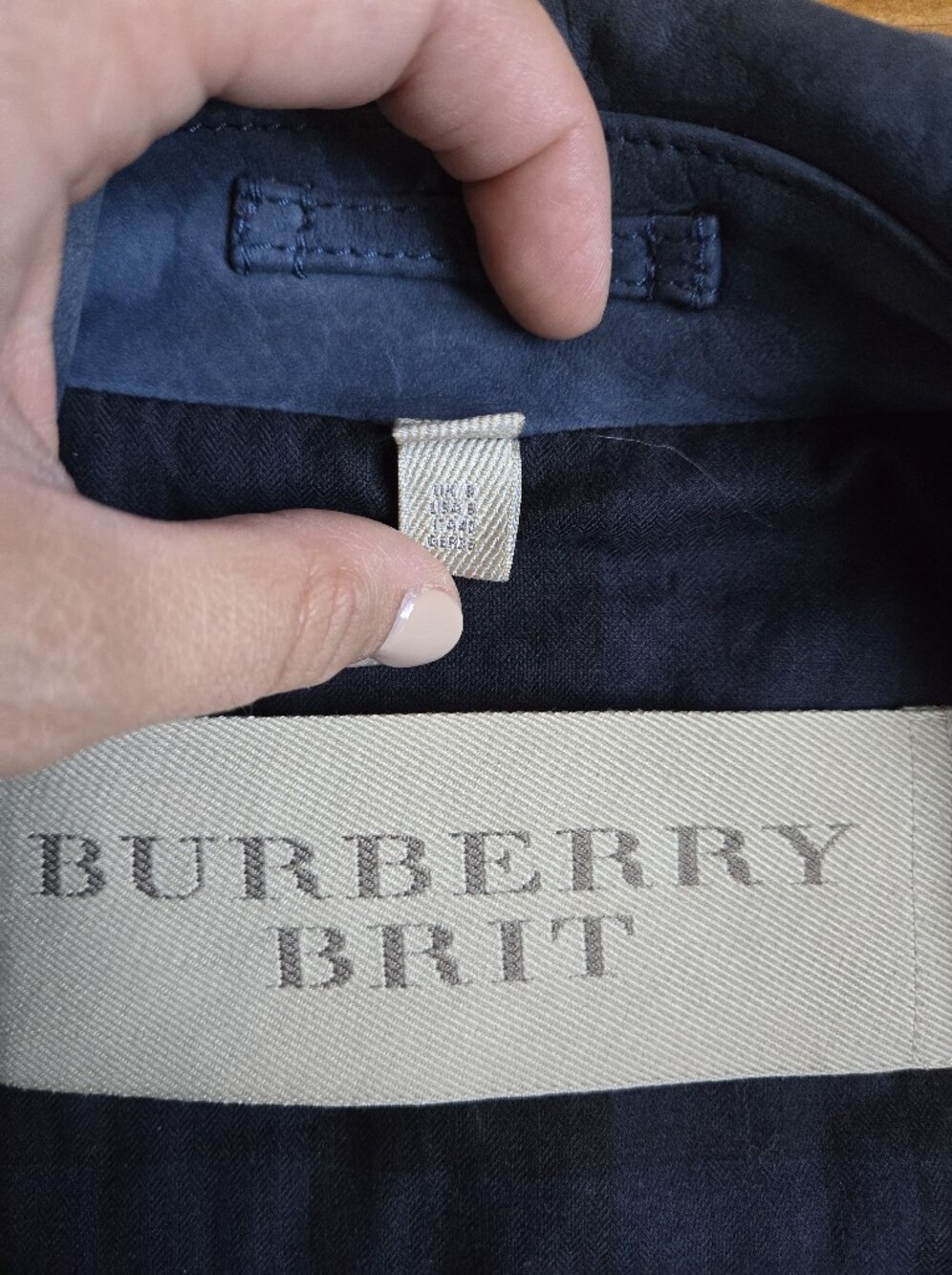 Burberry Brit Leather Biker Jacket - Picture 5 of 8